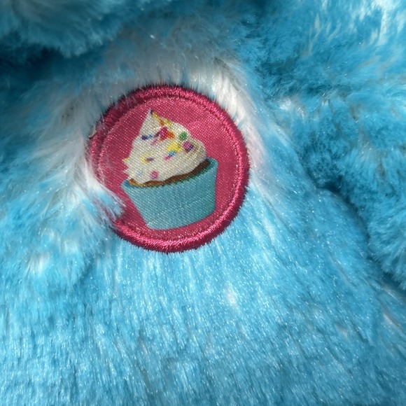 Build A Bear Blue Cotton Candy Teddy Bear Cupcake Cakes and Treats Plush BAB - Picture 9 of 10